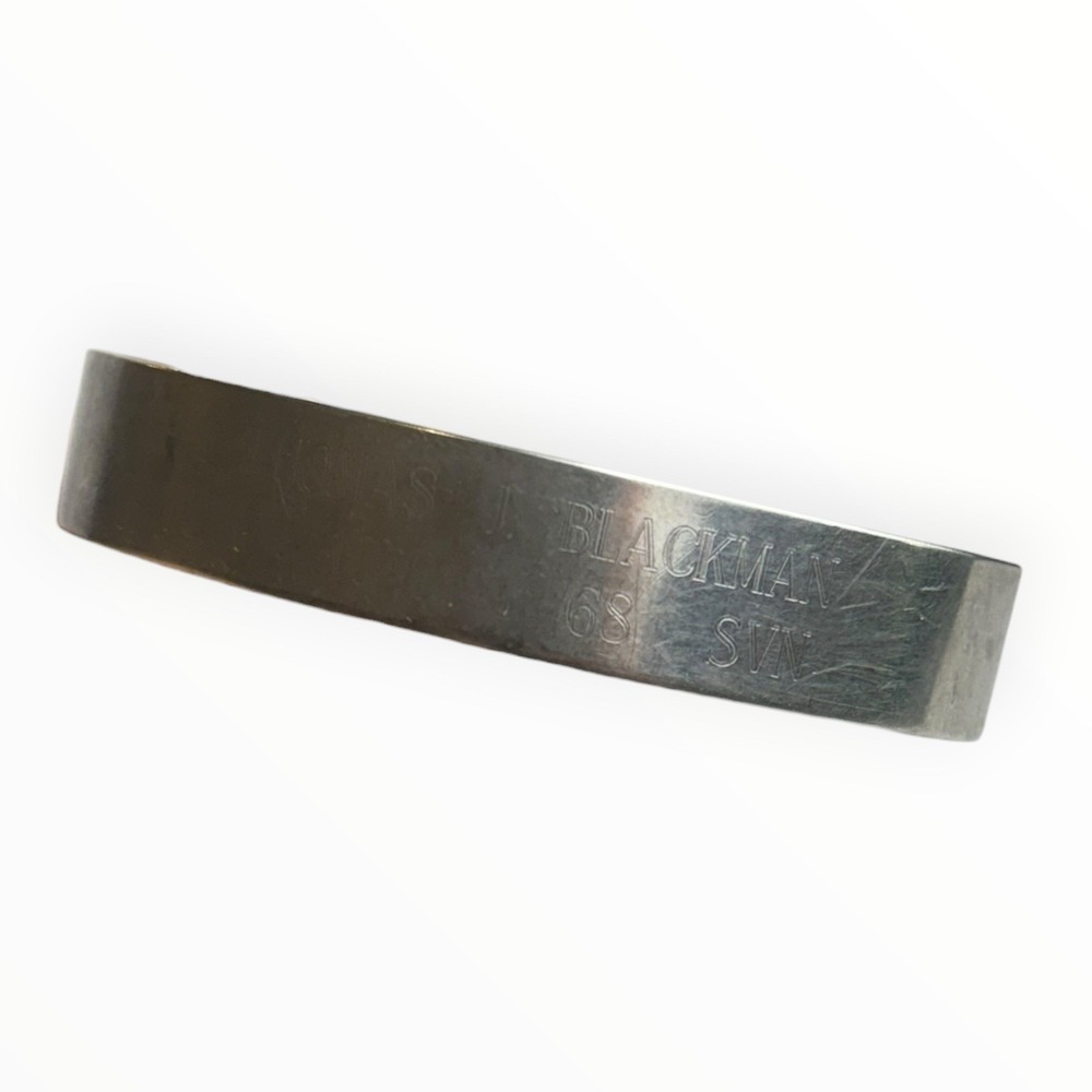 Vintage Vietnam War POW MIA KIA Metal Bracelet Pfc Thomas J Blackman May 10 1968